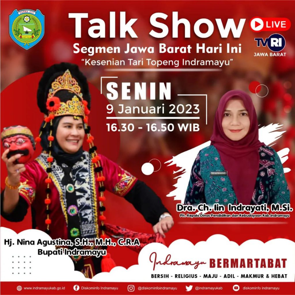 Saksikan Talk Show “Kesenian Tari Topeng Indramayu” di TVRI Jawa Barat