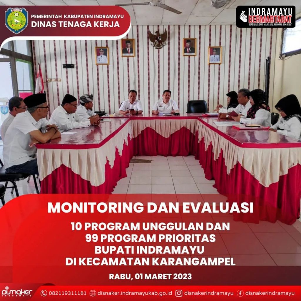 Rapat Persiapan Monitoring dan Evaluasi 10 Program Unggulan dan 99 Program Prioritas Bupati Indramayu